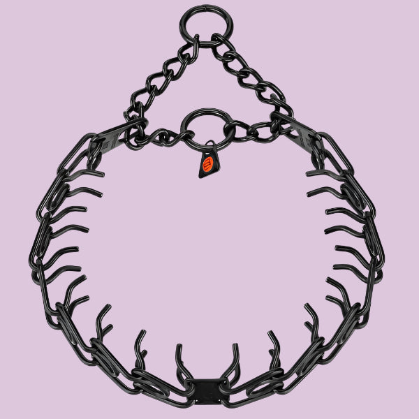 Herm Sprenger Black Short Link Prong Collar